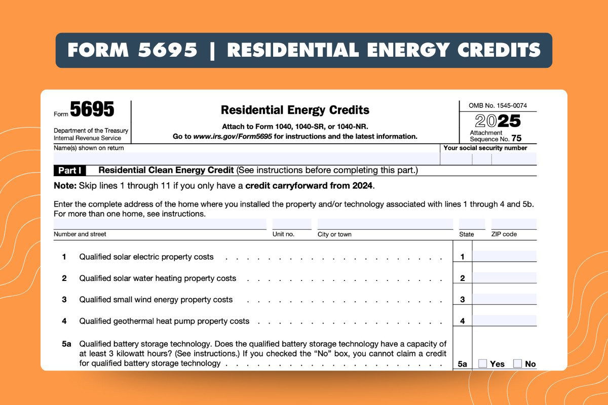 Form 5695 tax credit door