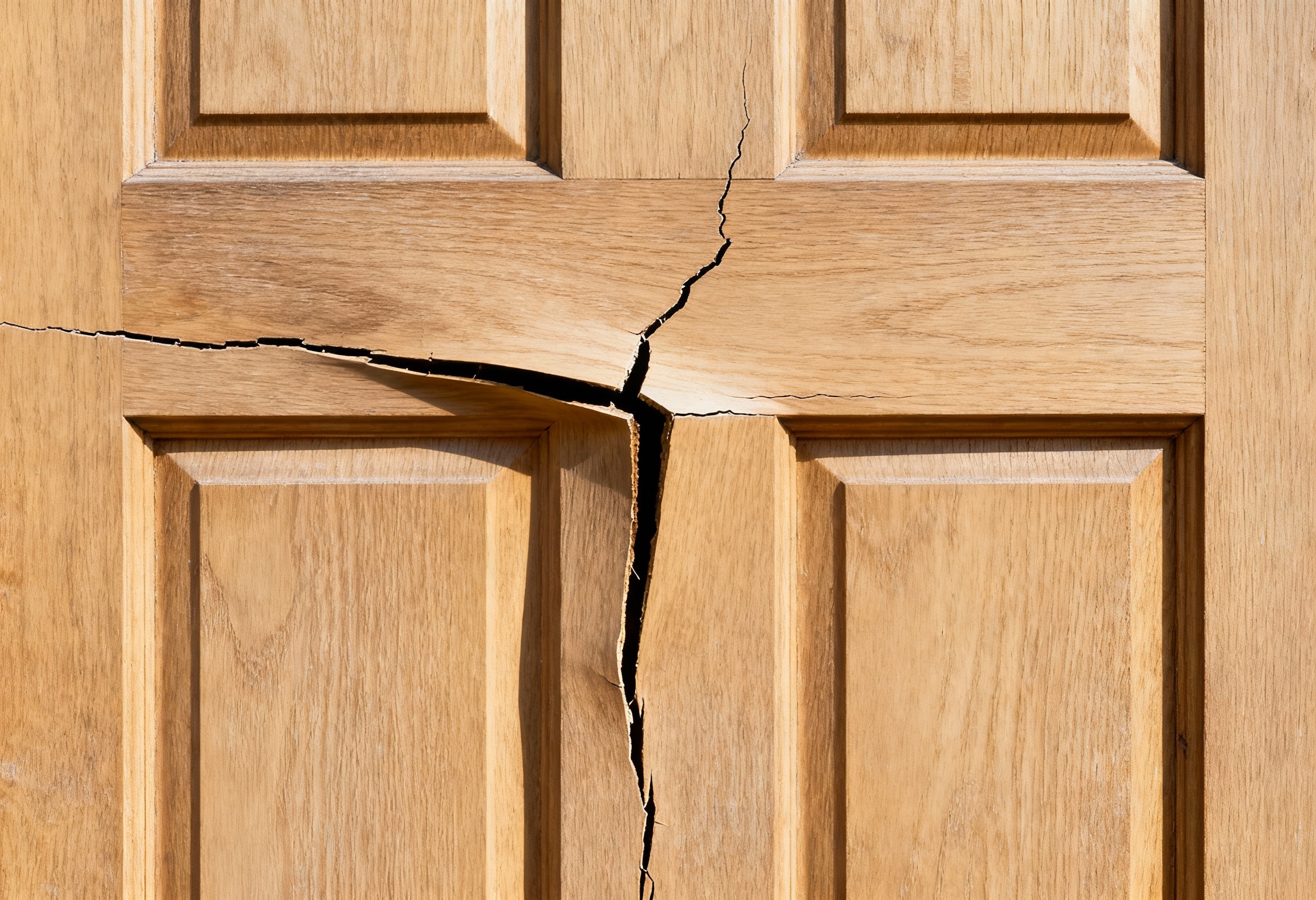 front door warping