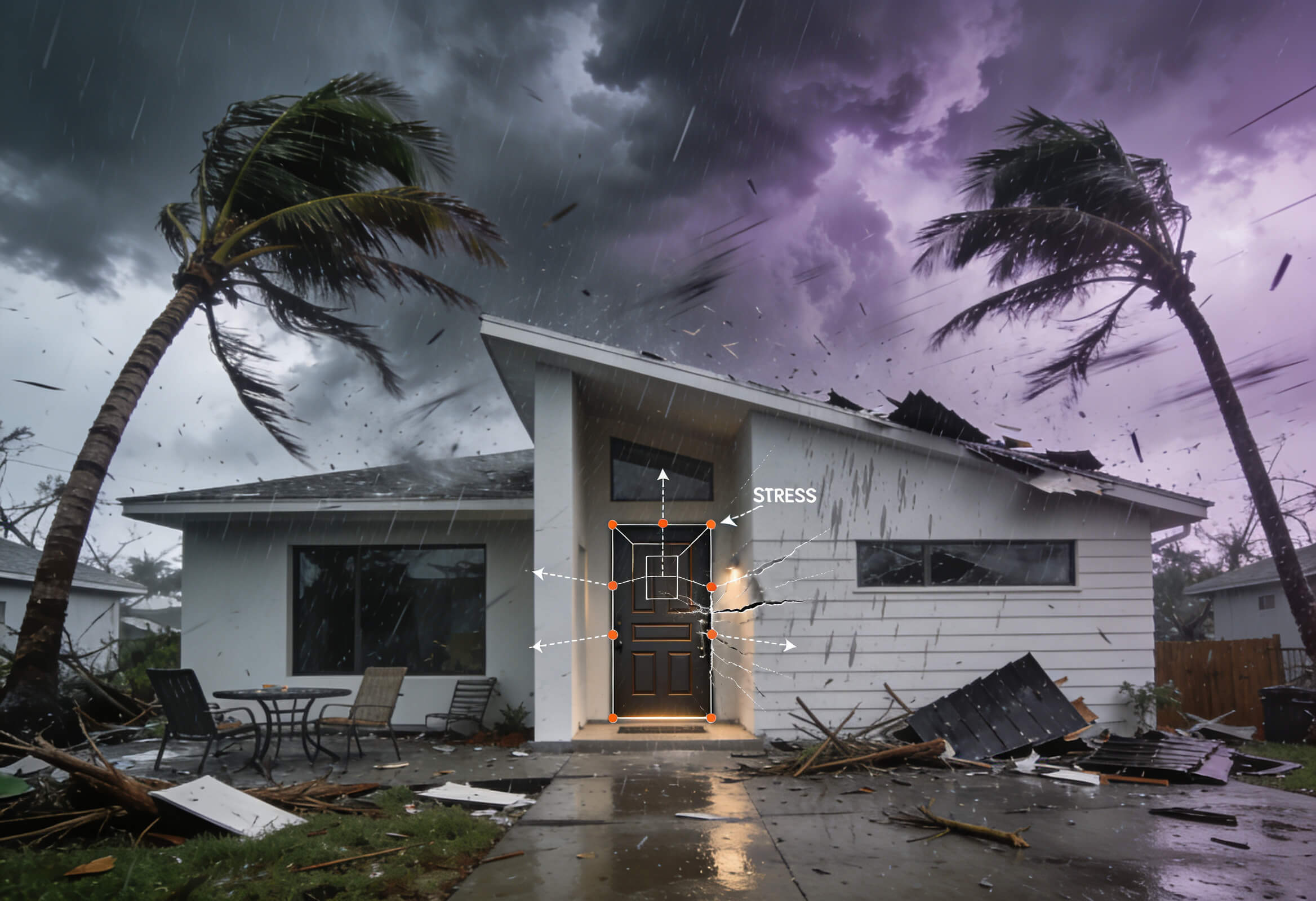 impact-rated door hurricane