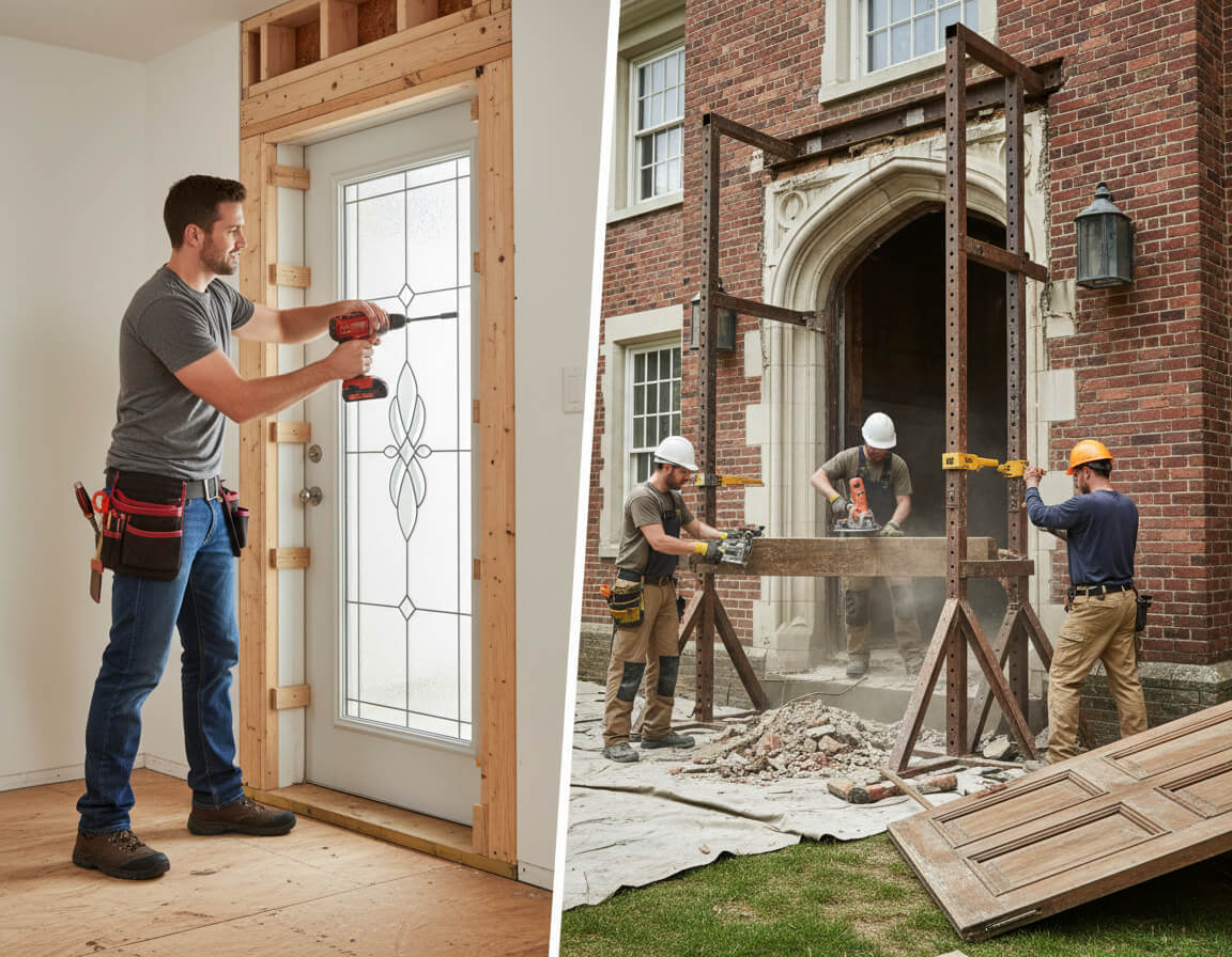 front door diy install