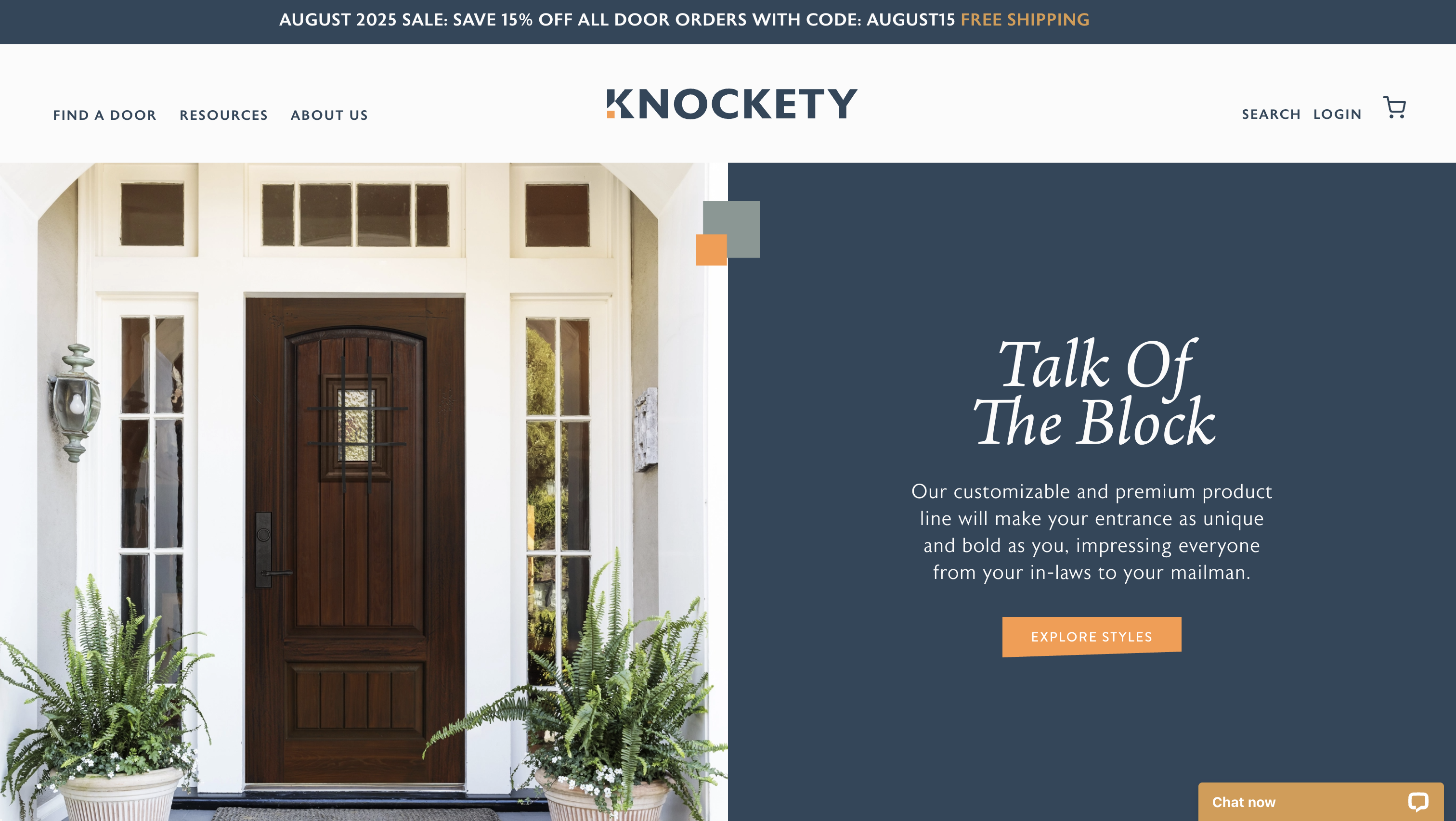 knockety front door